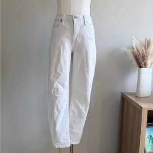 Banana Republic White Straight-Leg Women's Jeans